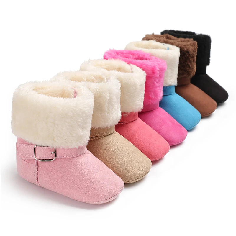 Wintermode: Neue warme Babyschuhe aus Plüsch und Baumwolle Image