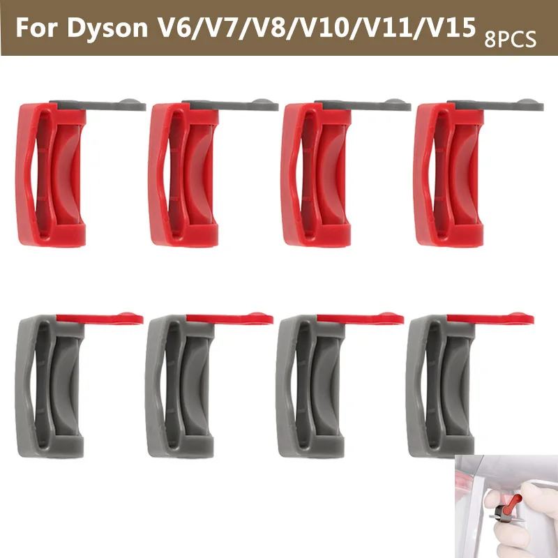 Für Dyson V6 V7 V8 V10 V11 V15 Handstaubsauger: Zubehör für Zuhause – Schalterverriegelungsclip-Halter, Auslöserverriegelungsteile Image