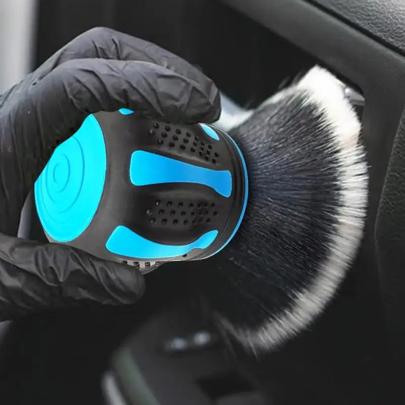 1 stücke Kleine Mehrzweck Detaillierung Pinsel Weichen Borsten Auto Innen Abstauben Schrubben Zarte Oberflächen Reinigung Werkzeuge Image
