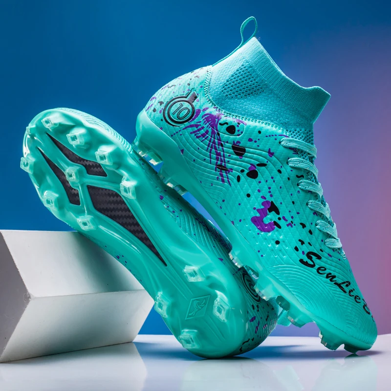 Herren-Fußballschuhe für den Außenbereich, FG-Fußballschuhe, Damen-Futsal-Sneaker, bequeme Fußballschuhe, ultraleichte Fußballschuhe mit Spikes