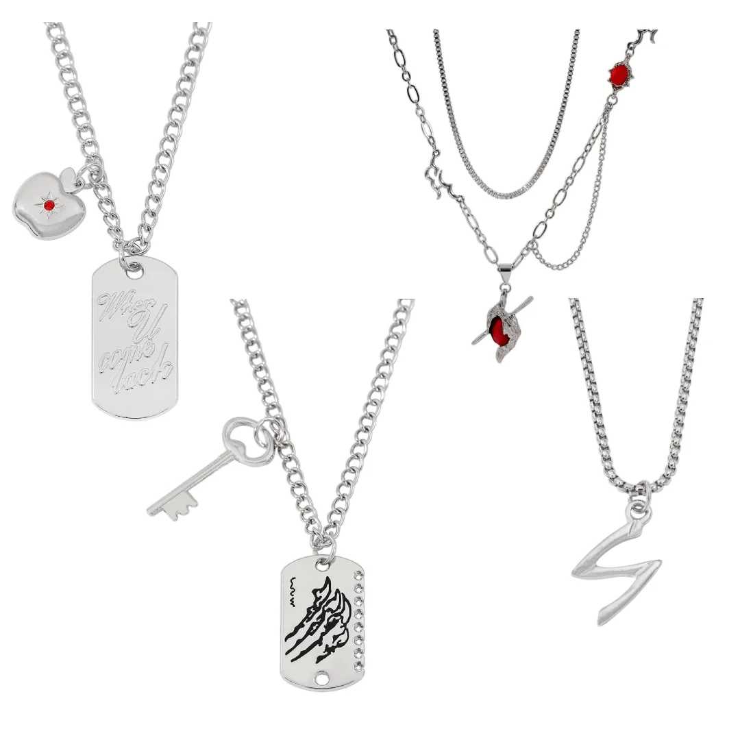 1 Stück Spiel-Merchandise: Sylus Concentric Piercing Stack Rollenspiel Night Raid Chapter Dark Series Halskette Image
