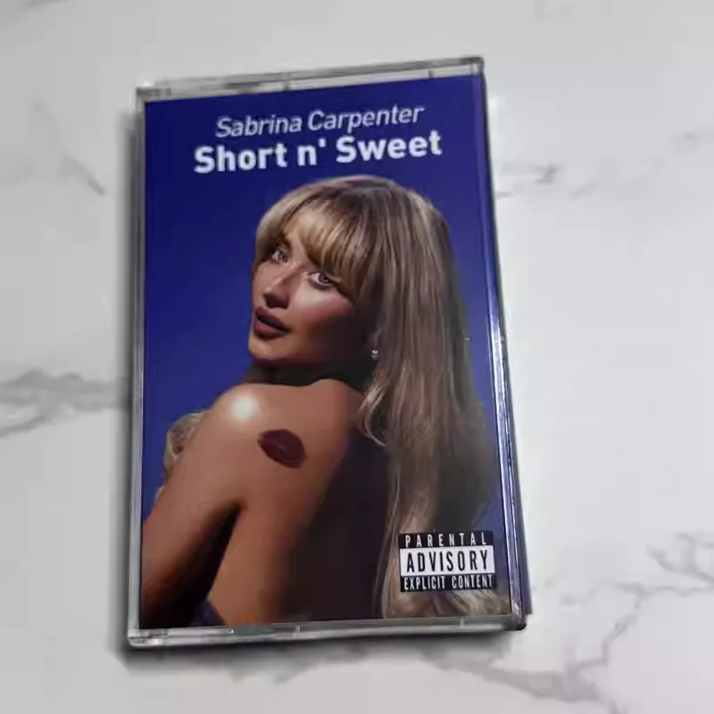 Vintage Pop-Album Sabrina Carpenter Kassette Short n' Sweet Audiokassette Cosplay Walkman Auto-Soundtracks Geschenkbox