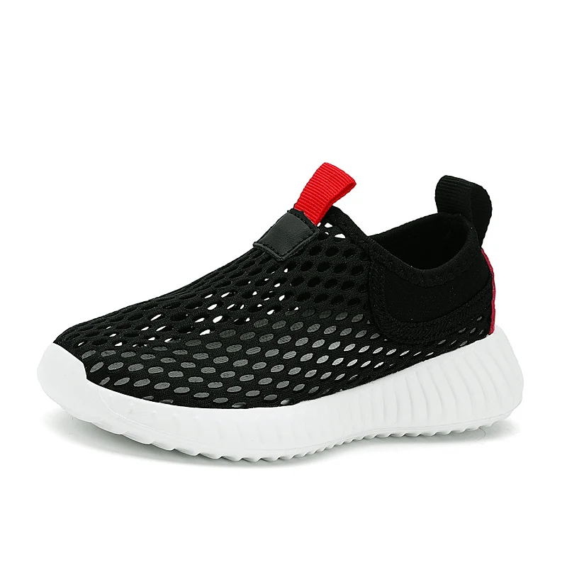 Sommer Kinderschuhe Kinder Turnschuhe Jungen atmungsaktive Hohl gitter lässig Sneaker flache Schule Laufsport schuhe für Mädchen Tennis