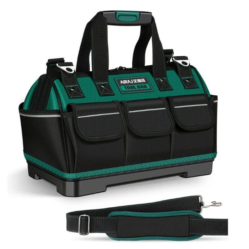 Sac à outils étanche, trousse à outils portable pour électricien, trousse à outils polyvalente en tissu Oxford, trousse à outils de menuiserie, sac de rangement pour outils épaissi