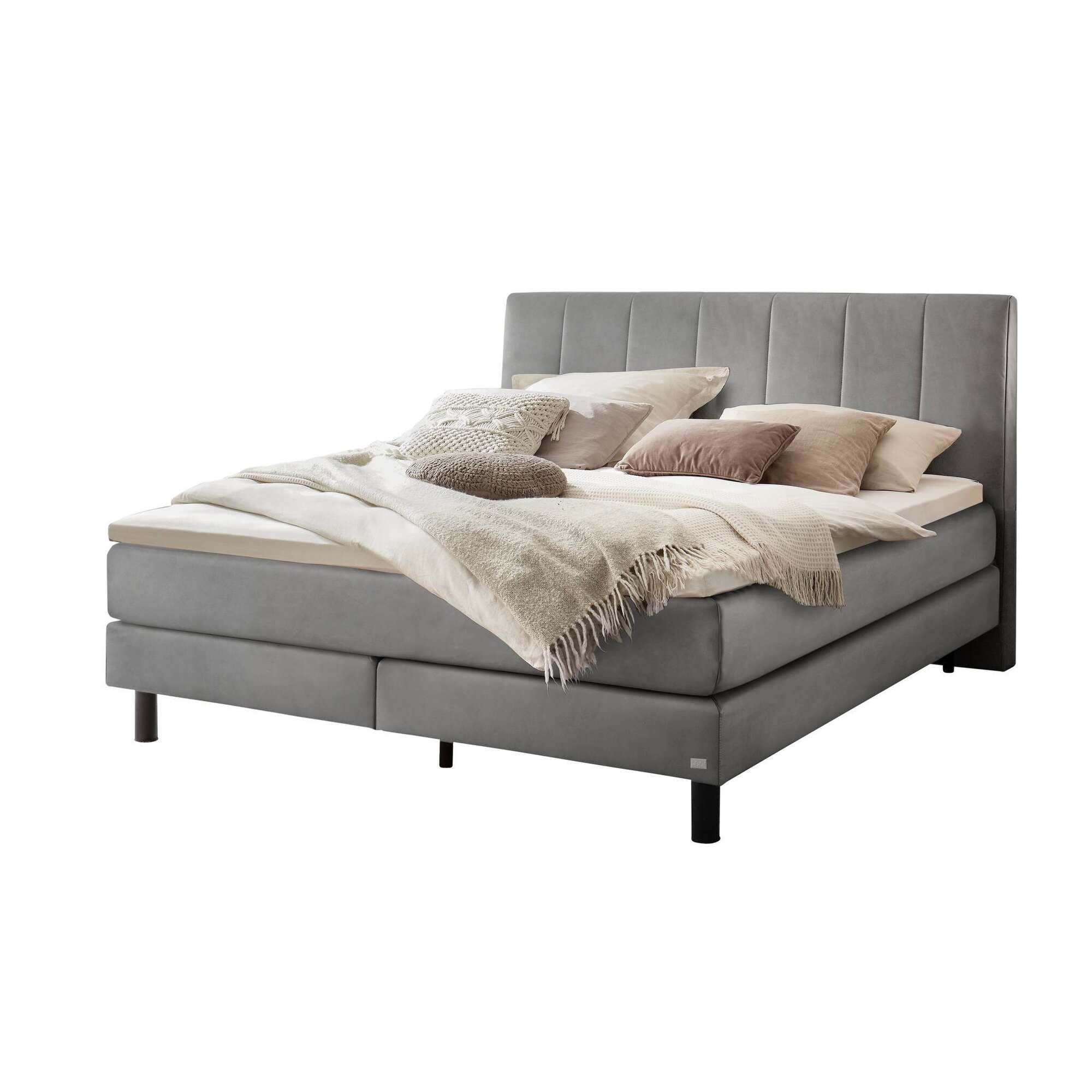 Hasena »Donna« Boxspringbett 140x200 cm / Pace sand / Lovely-Top Image