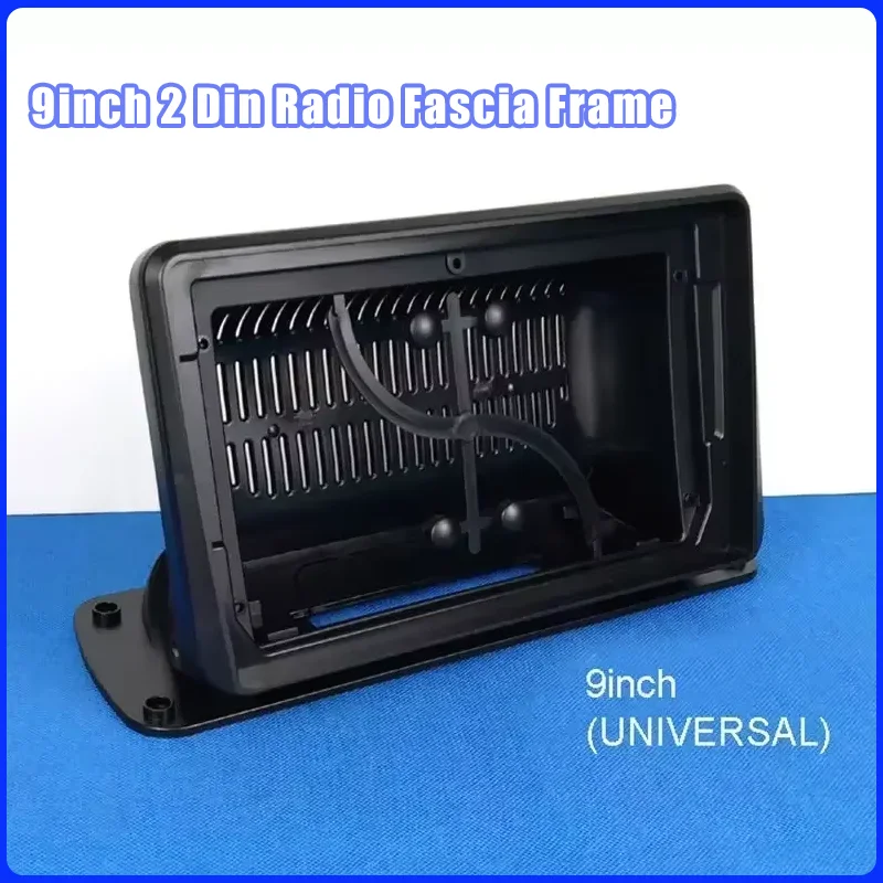 9 zoll 2 Din Radio Fascia Rahmen Für Auto Lkw RV Wohnmobil Stereo Doppel Din Dash Panel Rahmen Trim Auto zubehör Image