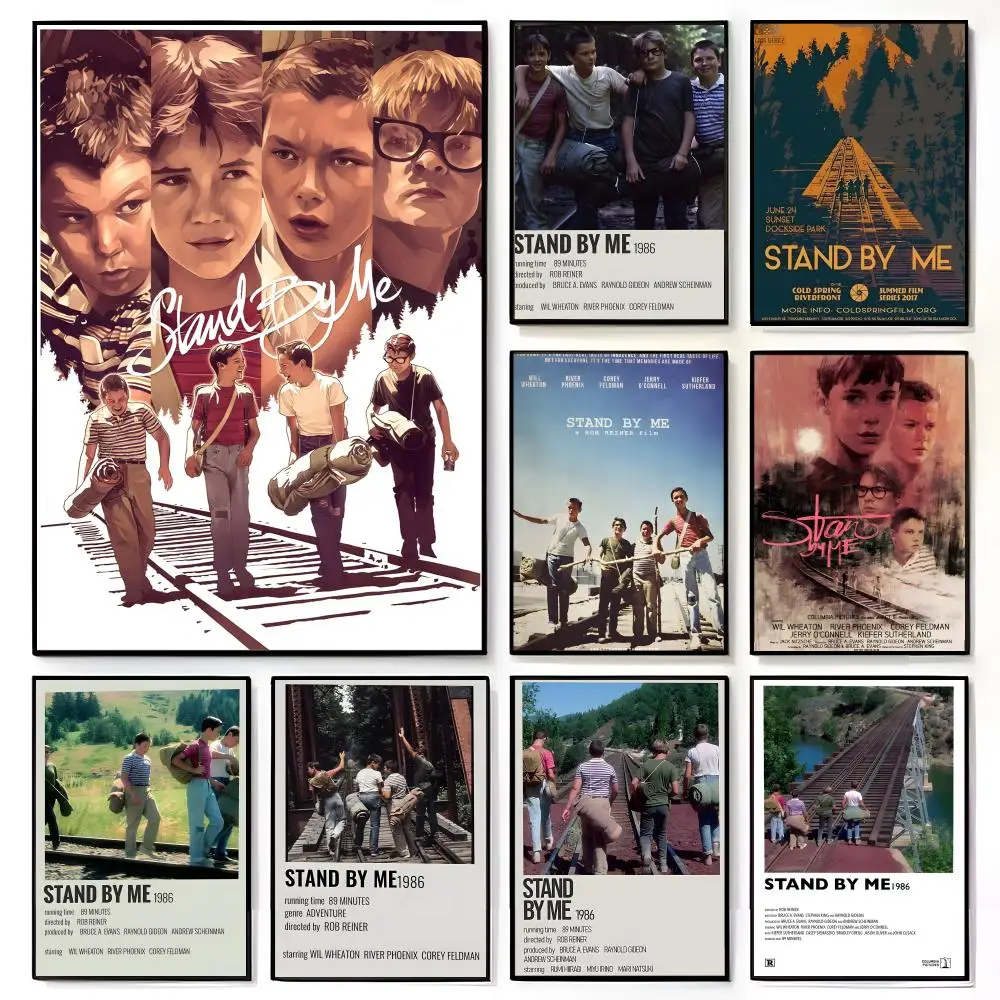s-Stand by Me Poster American Film Mural Home Kinderzimmer Wanddekoration Druck Image