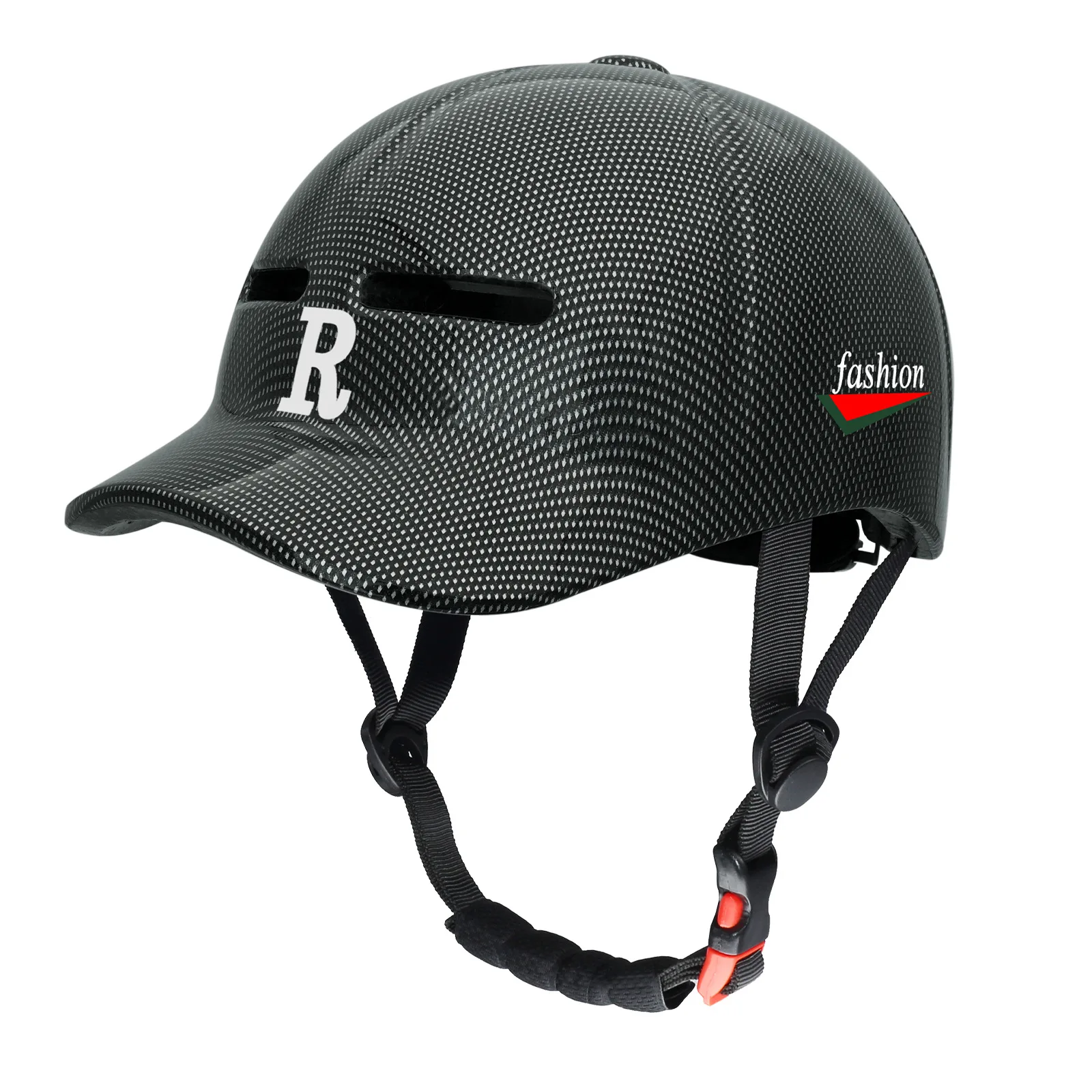 Einteilige Kappe Freizeit-Fahrradfahren Pendler vier Jahreszeiten Helm Skateboard Rollschuhlaufen Baseball Motorradkappe Image