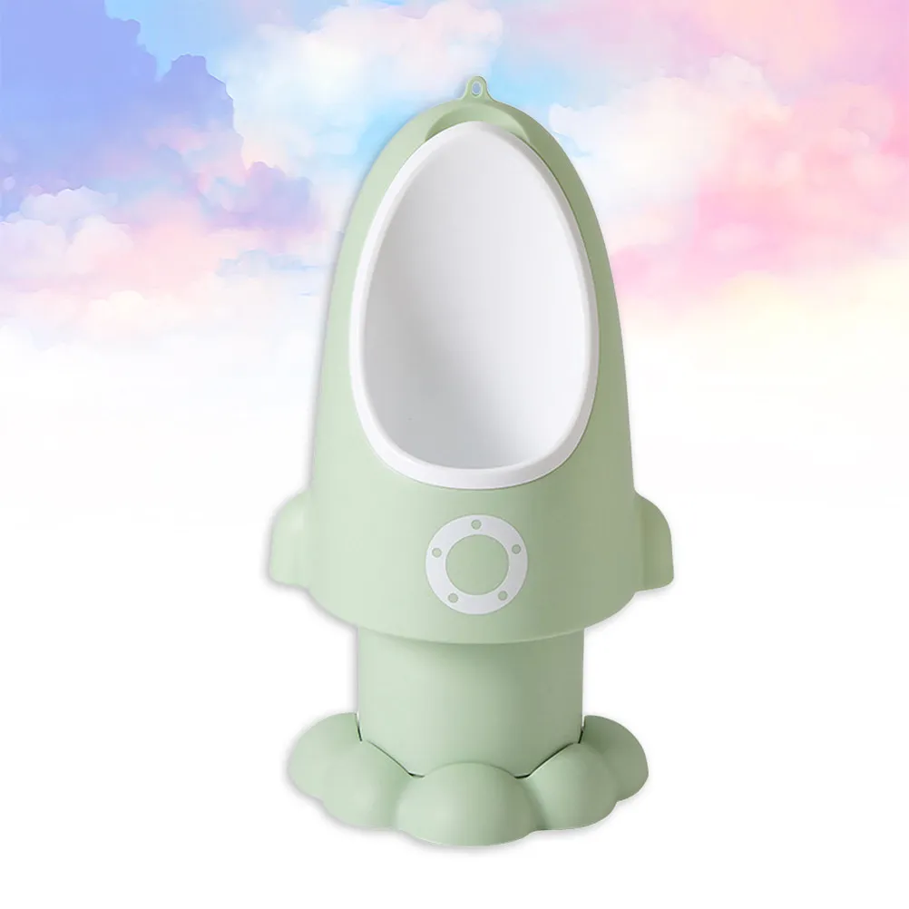 Höhenverstellbares Baby-Jungen-Urinal Raketenförmiges Kleinkind-Toilettenbecken Montierbar Langlebig Sicher Einfaches Pinkeln Image