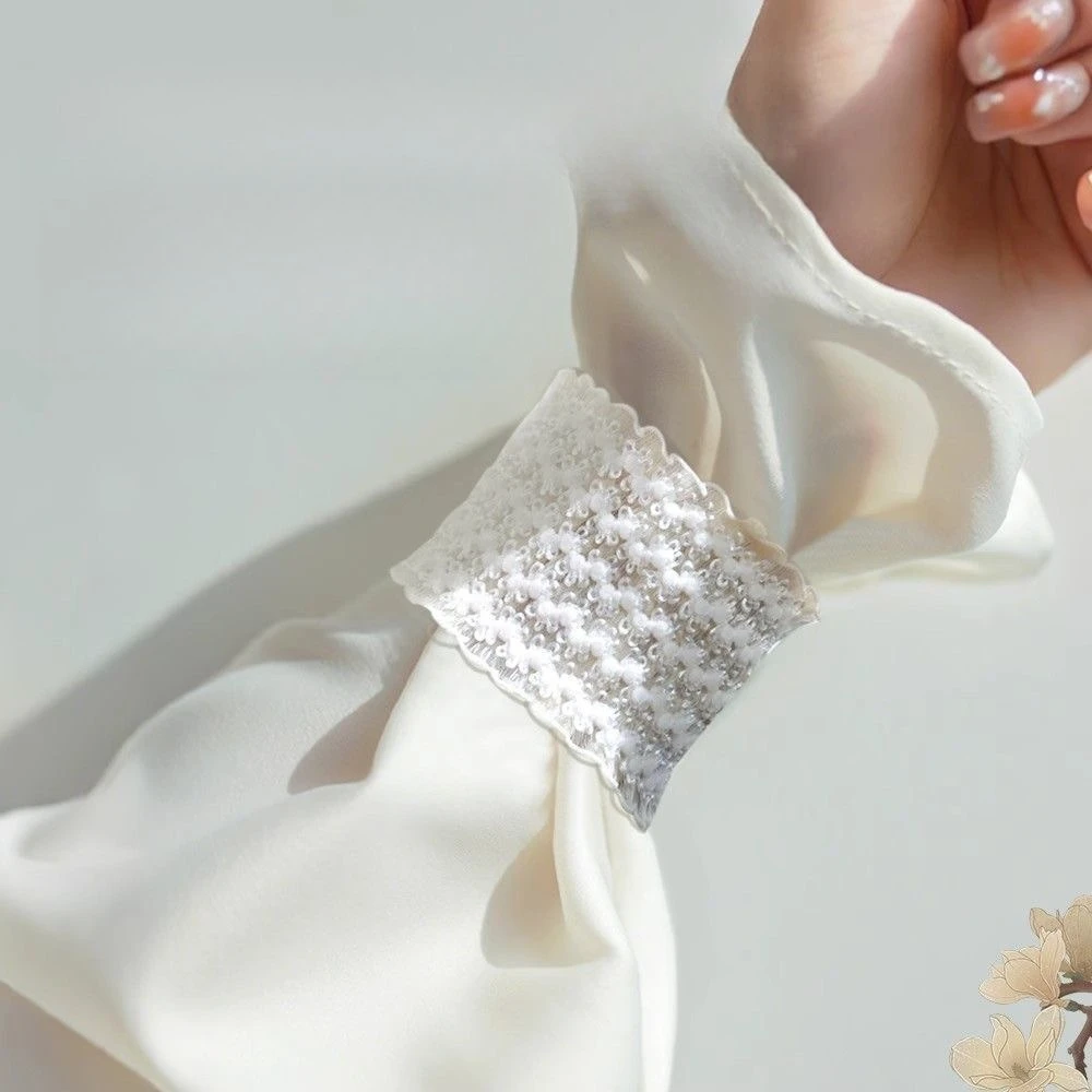 Hemdärmelhalter, aufrollbare Armbinde, elastisches Manschettenband für Männer und Frauen, lang bis kurz verstellbarer Fixiergurt, Armband Image