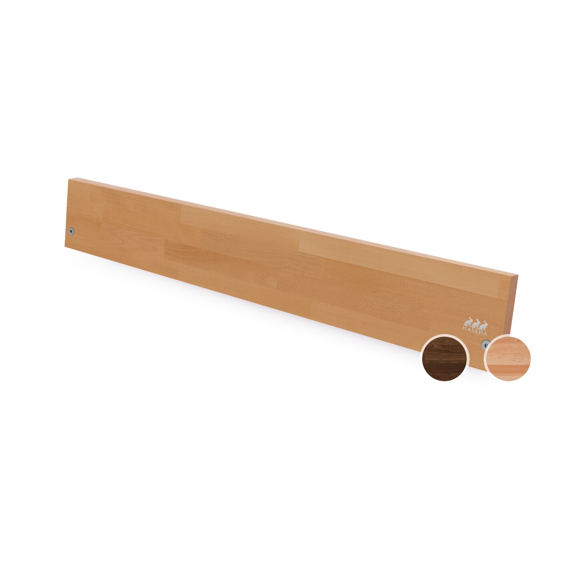 Hasena »Cemiano« Bett MDF, Kopfteil gepolstert 120x200 cm / MDF weiss deckend, lackiert / Casual cannelle / 25 cm