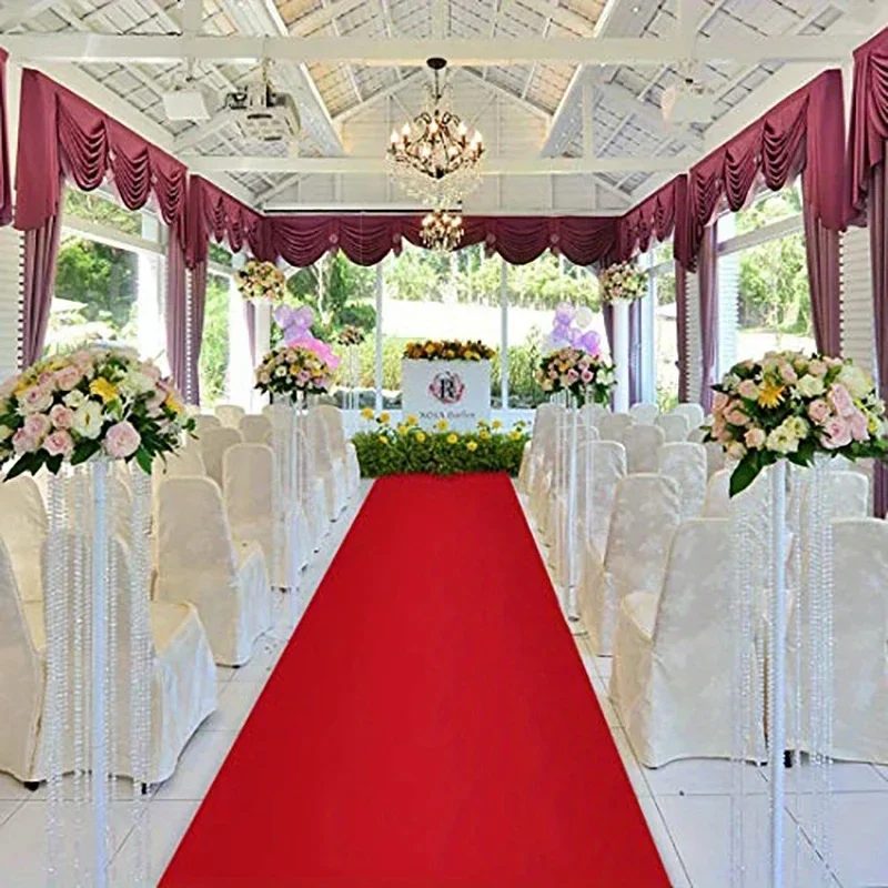 Roter Teppich, Zeremonie, Party, Bühne, Teppiche, Hochzeit, Gangläufer, Teppich, rutschfest, Hochzeit, weißer Teppich, Hochzeit Image