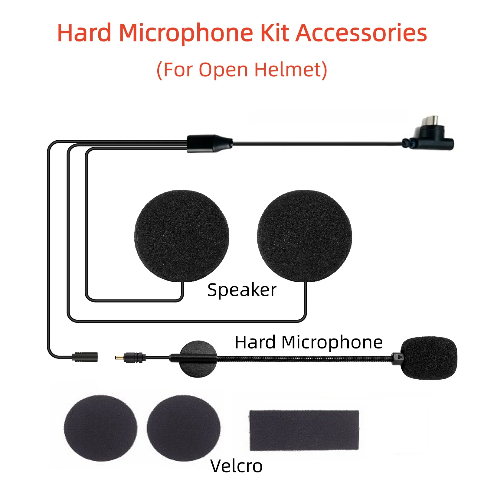 Mornystar S2/S8 Helme Bluetooth-Headset-Basis Weiches/Hartes Mikrofon-Kit Zubehör Image