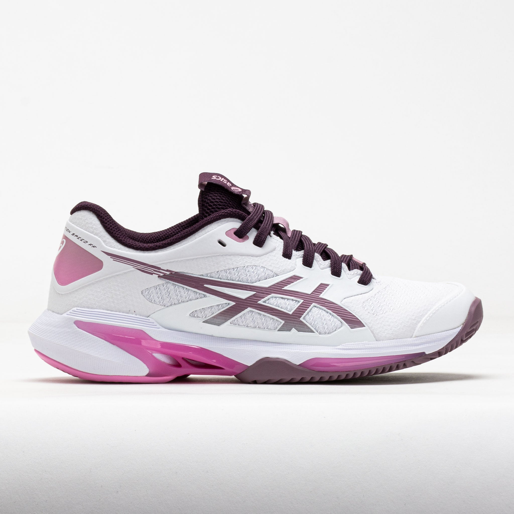 ASICS Solution Speed FF 4 Clay Women's Tennis Shoes White/Dusty Mauve