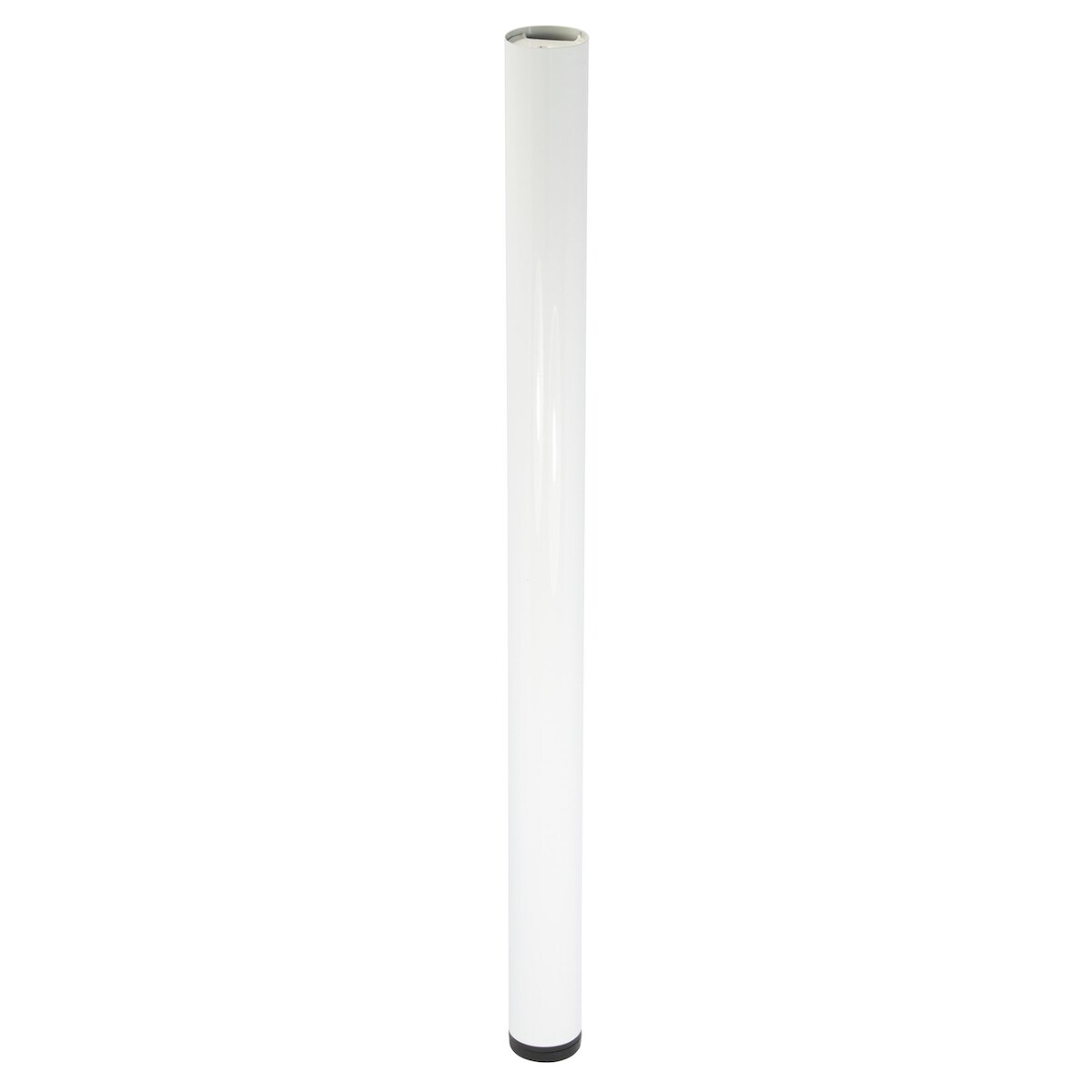 WAGNER Möbelbein/Systemrohr TENO - Ø 60 x 870 mm, individuell kombinierbar, Stahl, weiß, Tragkraft 50 kg - 12361101 Image