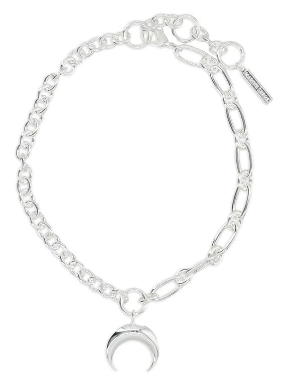 Moon Necklace - White - MARINE SERRE Necklaces