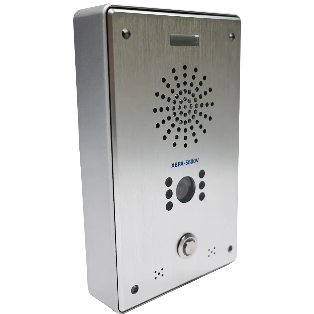 Complete IP Video & Audio Door Phone Intercom System Host & Subunit For Efficient Audio & Video Broadcast