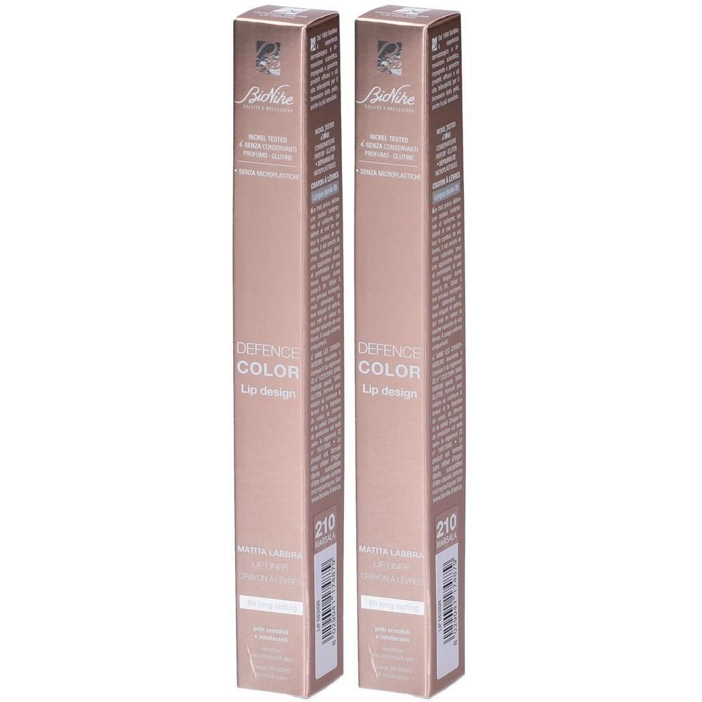 BioNike Defence Color Lip Design Matita Labbra Colore 210 Marsala 2x1