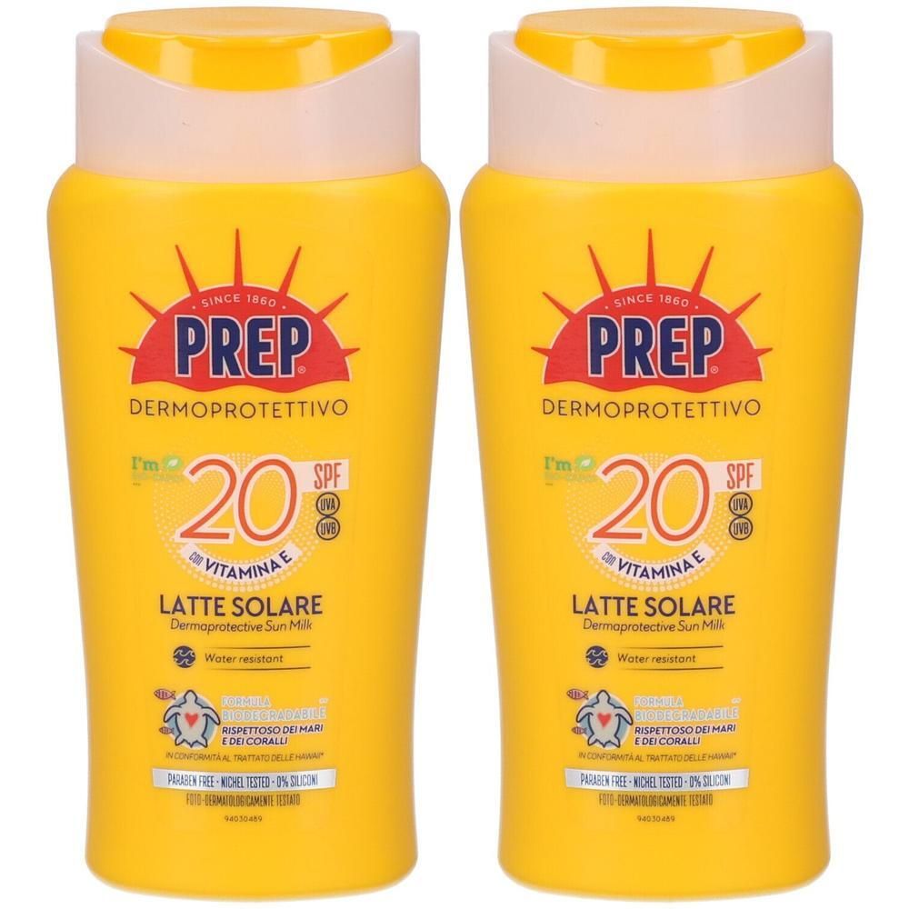 PREP® Latte Solare Dermoprotettivo SPF20 2x200 ml