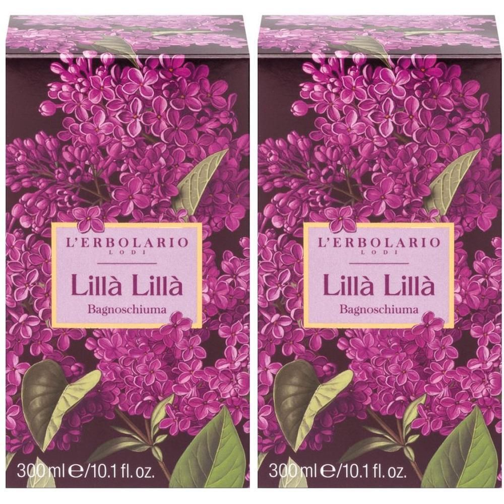 Lilla' Bagnoschiuma 2x300 ml Schiuma da bagno