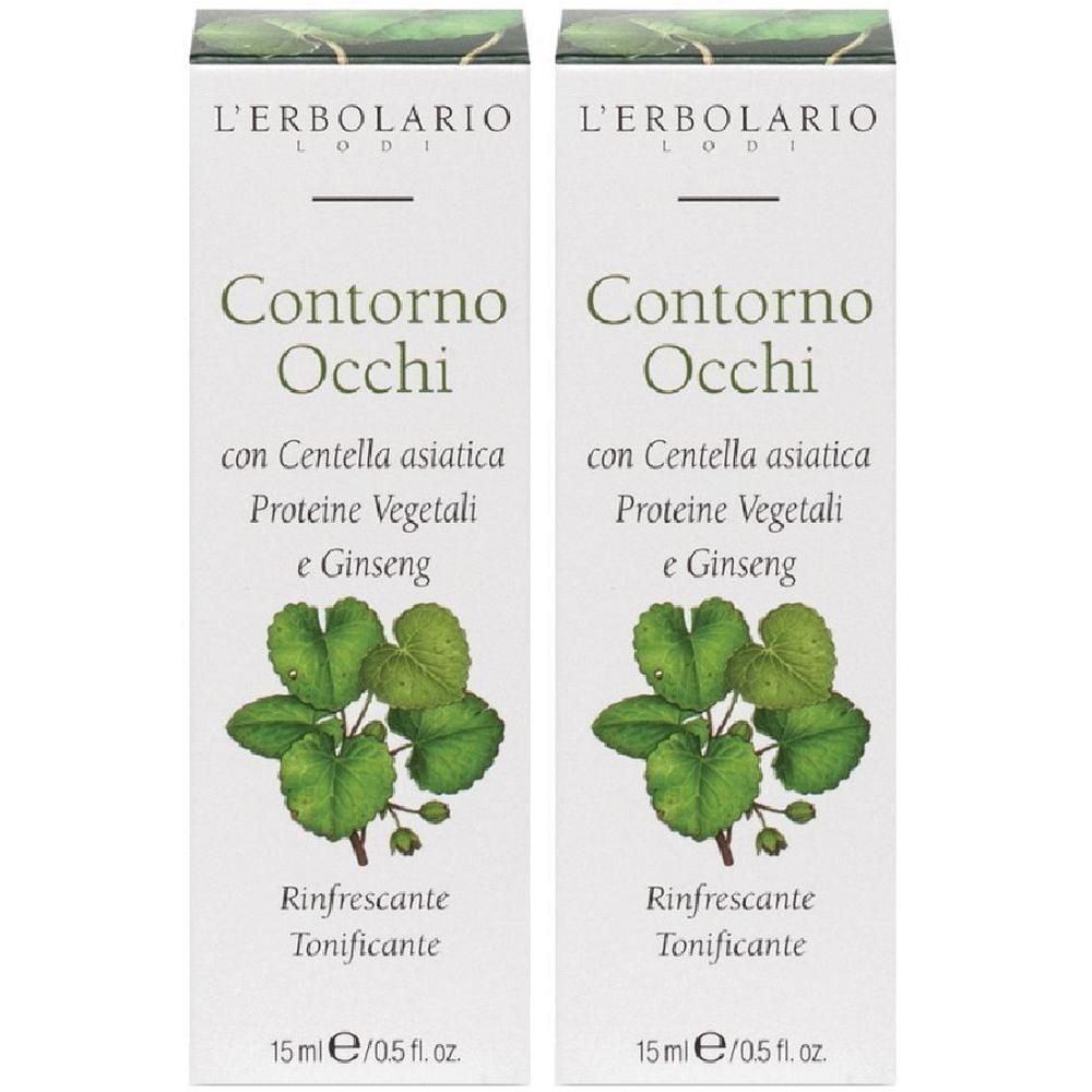 L`Erbolario Gel contorno Occhi 2x15 ml Gocce oftalmiche