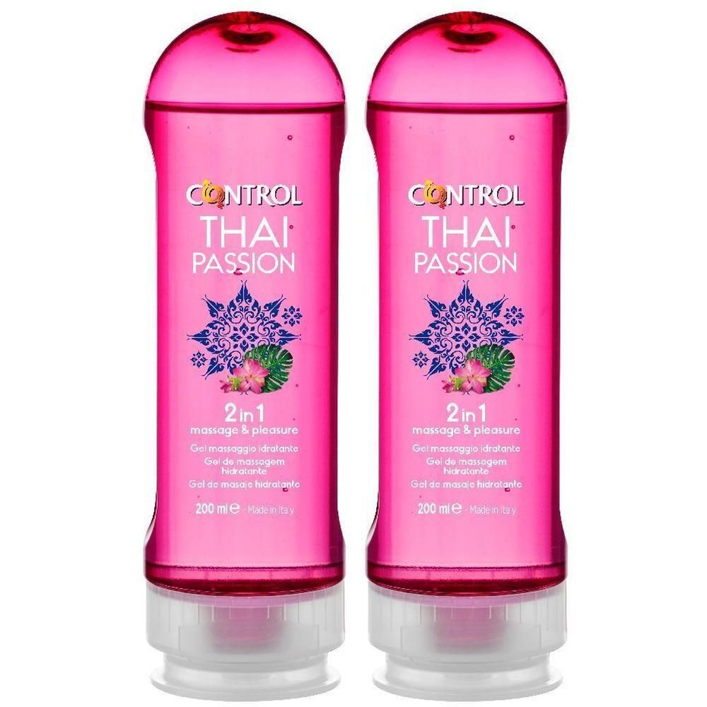 CONTROL Gel Massaggio Thai Passion 2x200 ml