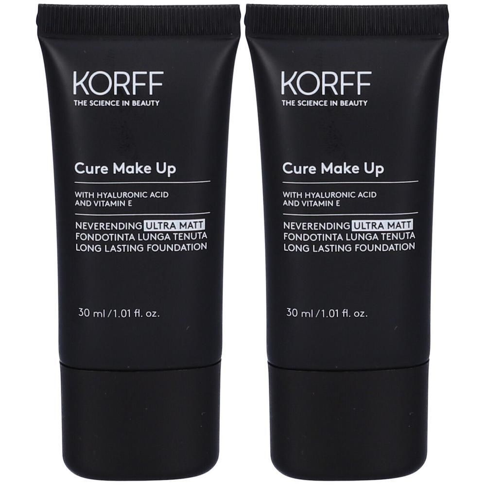 KORFF Make Up Fondotinta Neverend Ultra Matt 03 2x30 ml