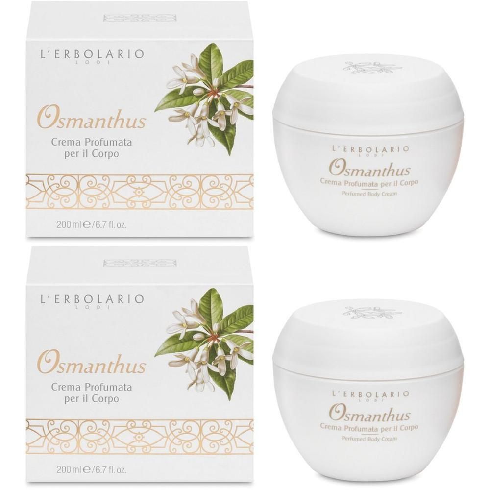 L`Erbolario Crema Profumata per il Corpo Osmanthus 2x200 ml