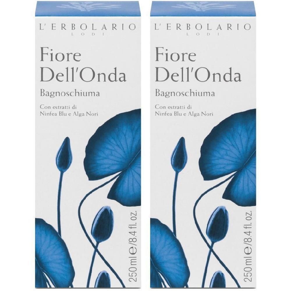 L'Erbolario Fiore Dell'Onda Bagnoschiuma 2x250 ml Schiuma da bagno