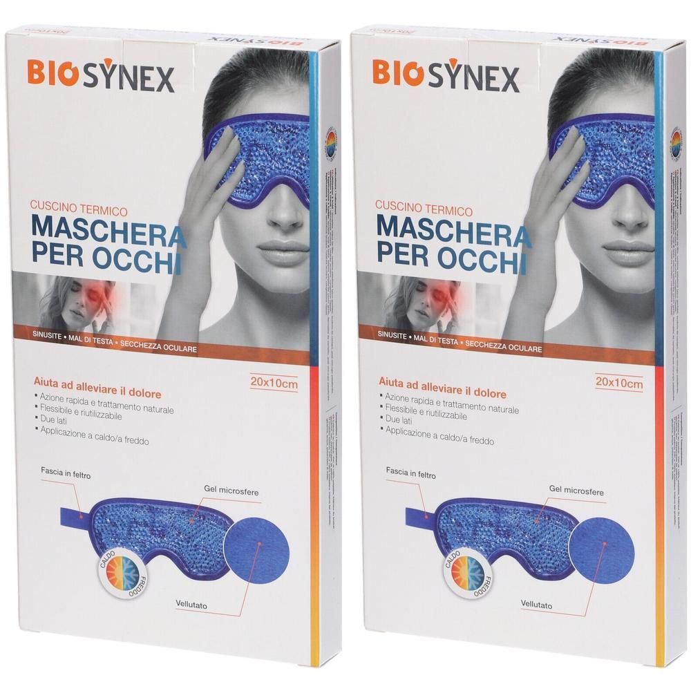 Biosynex Maschera per Occhi 20 x 10 cm 2x1 St