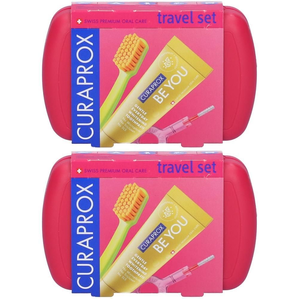 Curaprox Travel Set Magenta 2x1 St