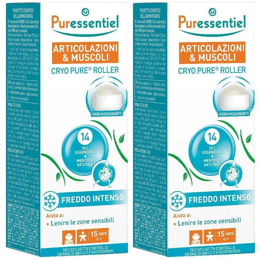 Puressentiel Articolazioni e Muscoli Cryo Pure® Roller 2x75 ml Olio es