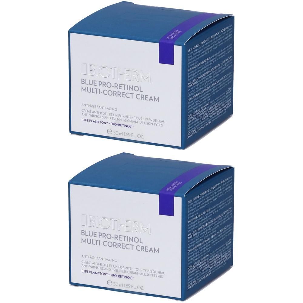 Biotherm Blue Pro-Retinol Multi-Correct Crema 2x50 ml