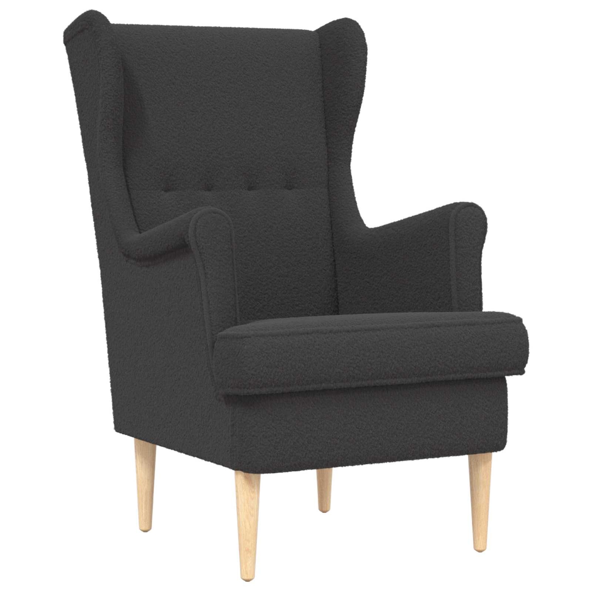 vidaXL Sessel Dunkelgrau Bouclé Image