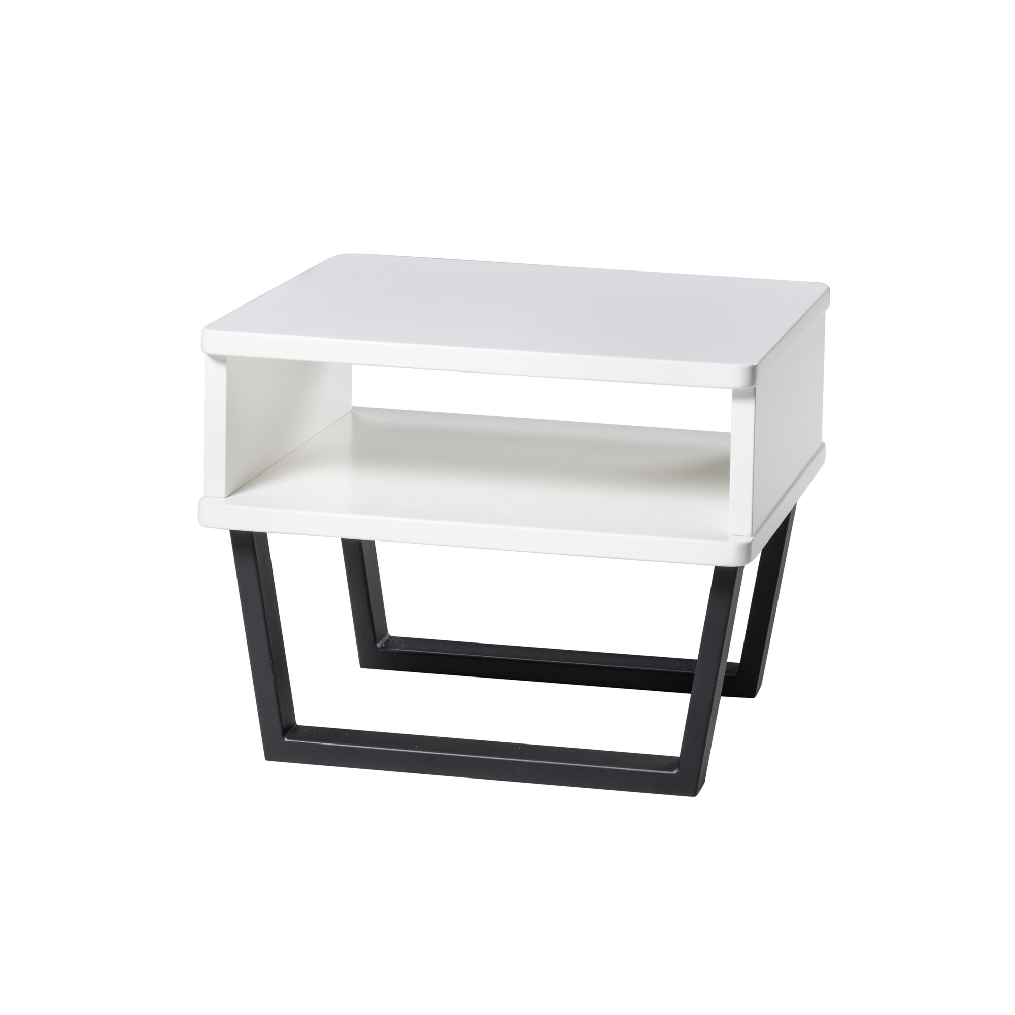 Hasena Nachttisch Surf Buche weiss deckend, lackiert