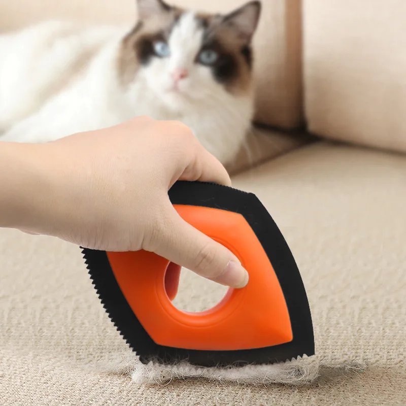 4-Modus Tierhaar-Entferner-Kamm, Bürste für Hunde und Katzen, Reinigungswerkzeug für Teppich, Sofa, Stoff, Autositz, Wiederverwendbare Gummi-Tierkämme Image