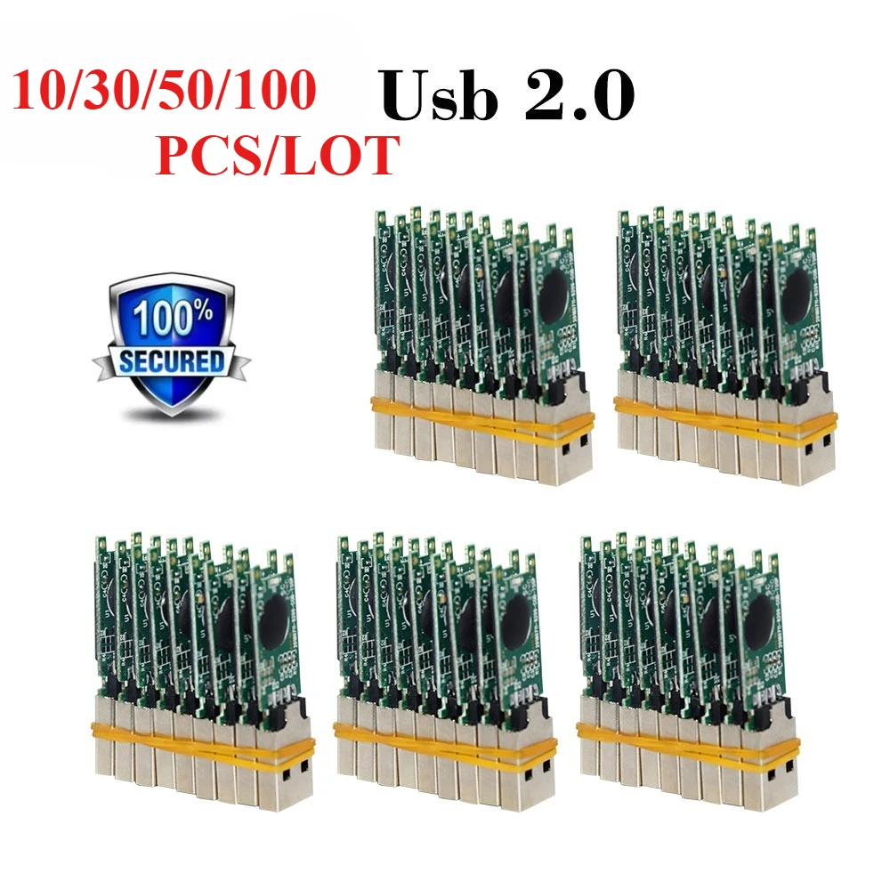 10/30/50/100 Teile/los USB-Stick 64GB 128GB USB 2,0 Stift stick 1GB 2GB 4GB 8GB 16GB Memory Sticks Halbfertig Chip 32GB Image