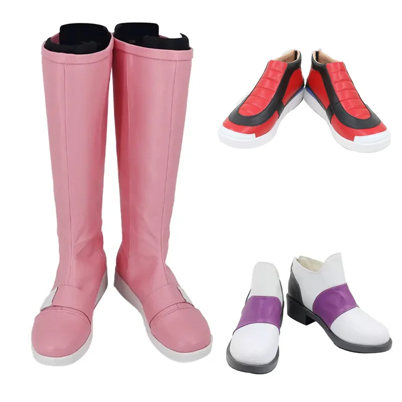 Anime Dawn Ash Green Schuhe Cosplay Stiefel Maßgeschneidert
