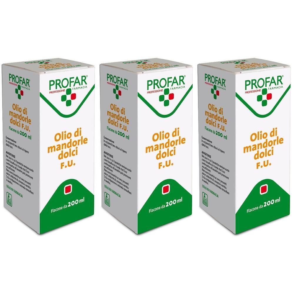 Profar Olio Di Mandorle Dolci F.U. 3x200 ml