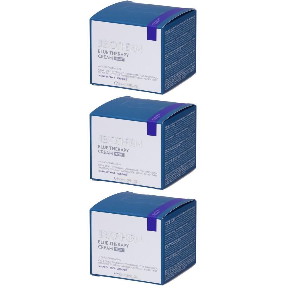 Biotherm Blue Therapy Crema Notte 3x50 ml