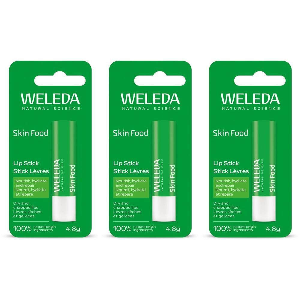 Weleda Skin Food Lip Stick Labbra 3x4,8 g