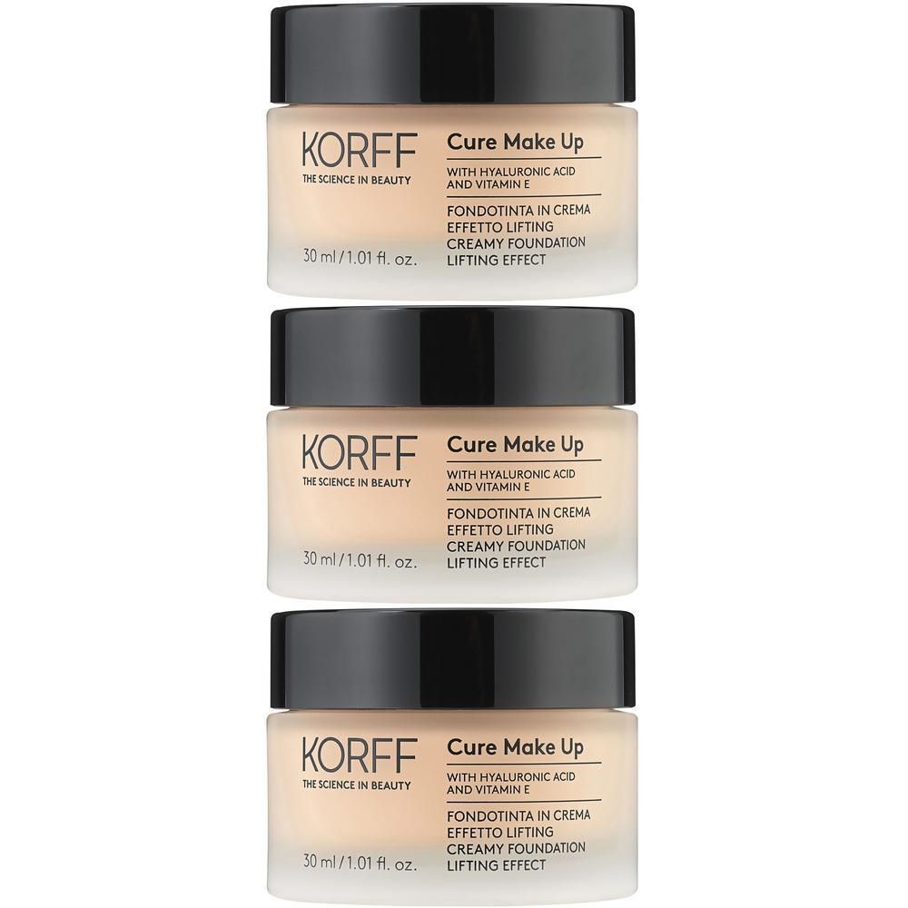 KORFF Fondotinta in Crema Effetto Lifting 01 3x30 ml