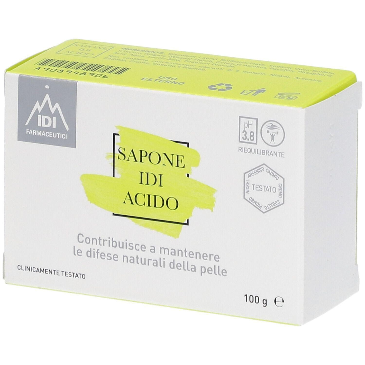 IDI Farmaceutici Sapone Acido Idi 4x100 g