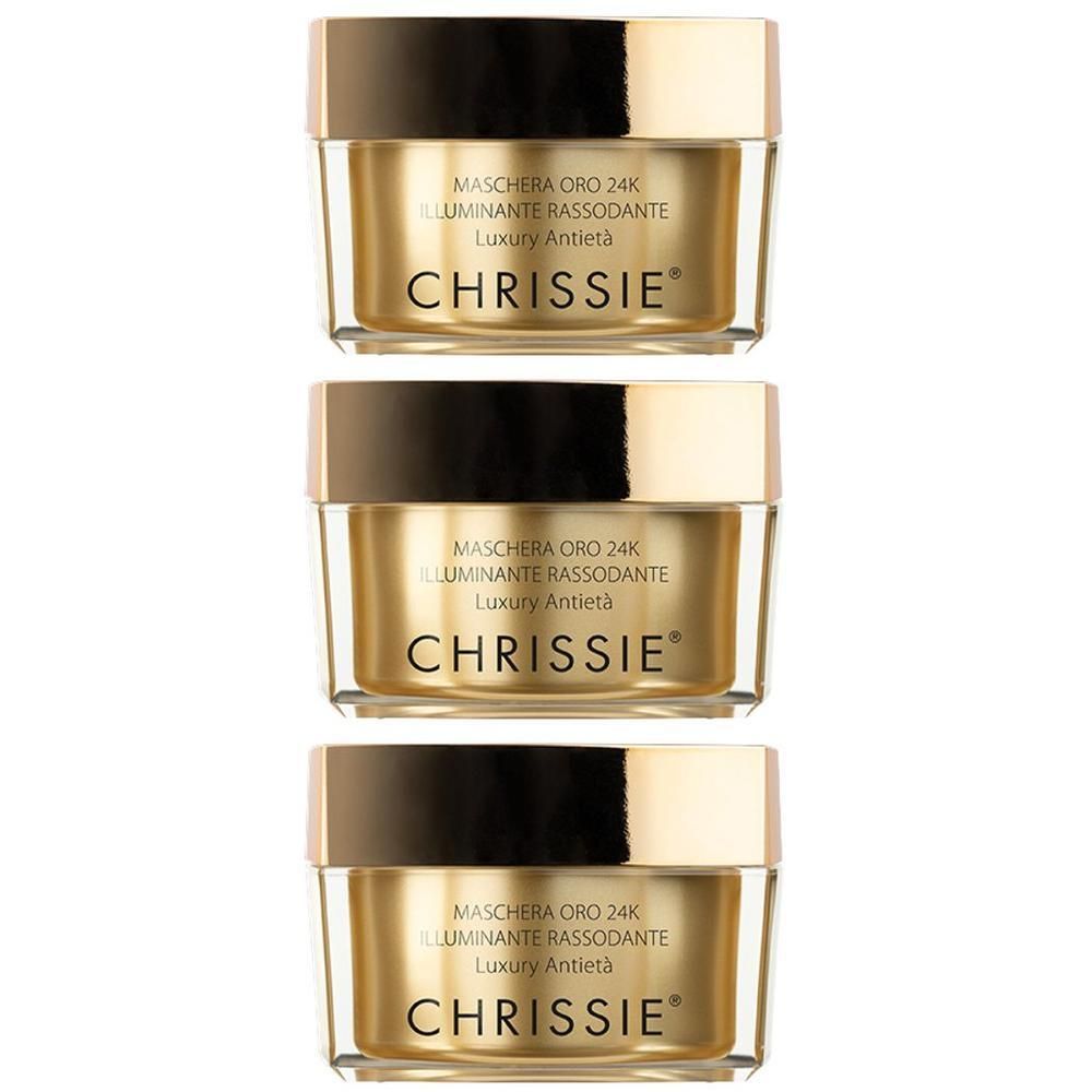 Chrissie Maschera Oro 24K Illuminante Rassodante 3x50 ml