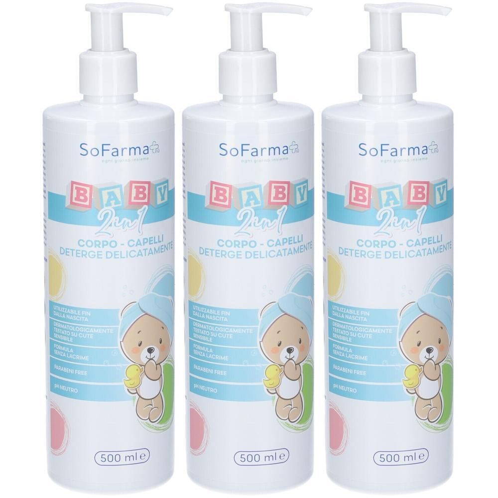Sofarmapiu' Detergente Baby 2In1 3x500 ml