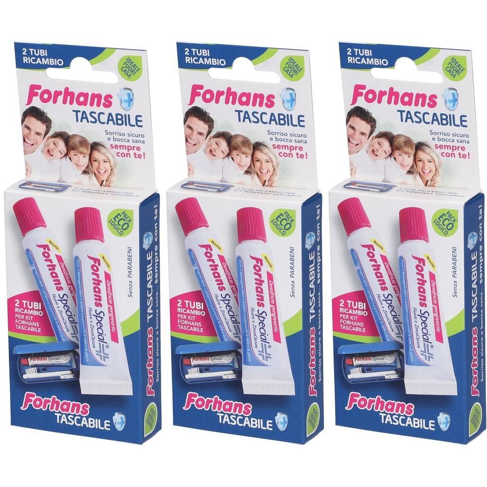 Forhans Special 2 Tubi Ricambio 3x2 pz Crema