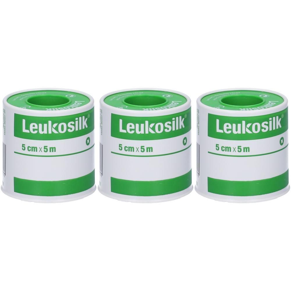 Leukosilk cerotto su rocchetto per pelli sensibili 3x1 pz Cerotto