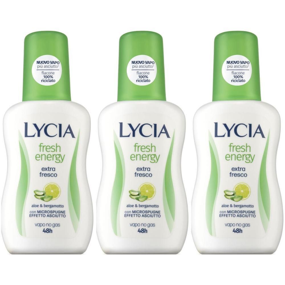 Lycia Fresh Energy Deodorante Vapo 3x75 ml