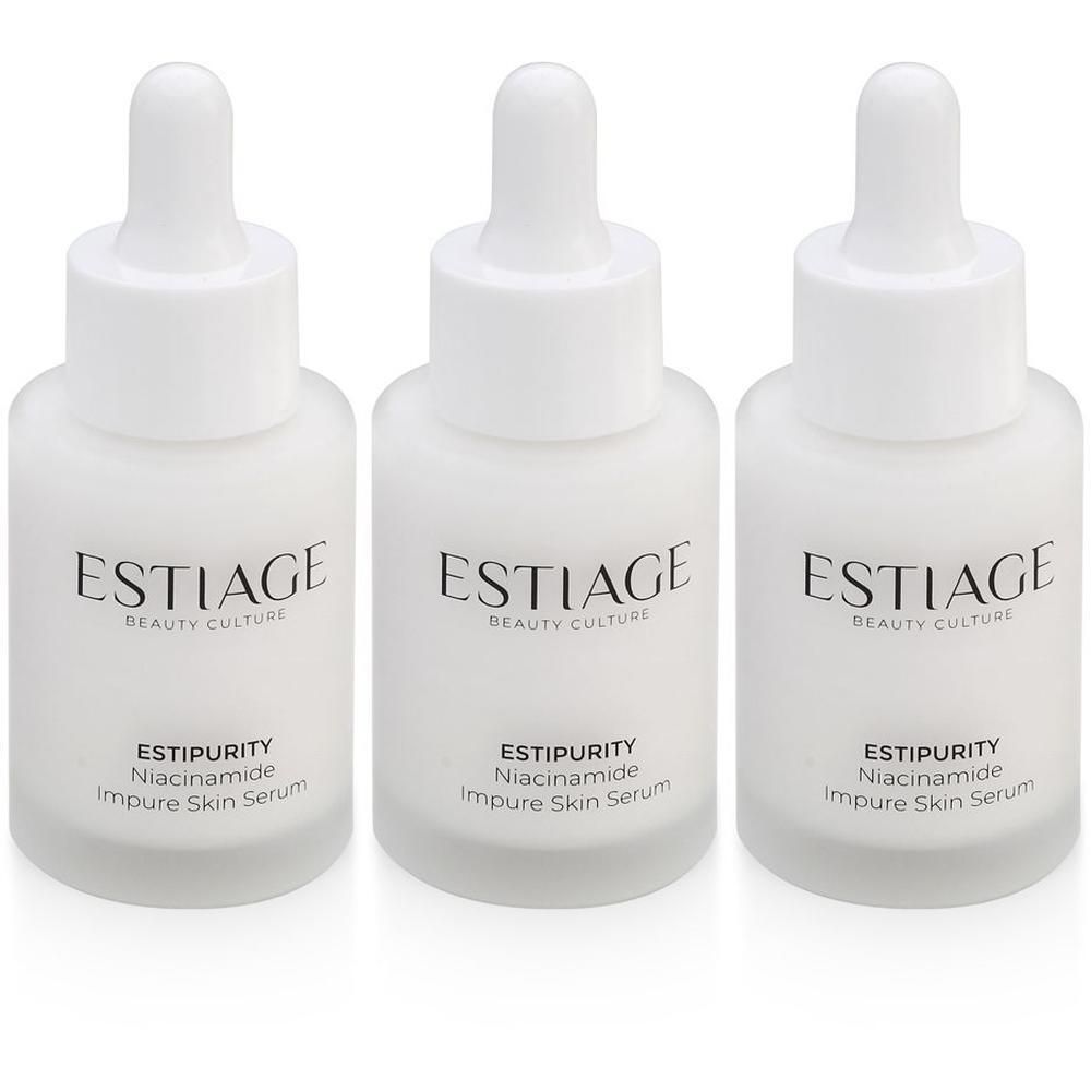 EstiPurity Siero+Booster Purificante alla Niacinamide 3x30 ml Soluzion