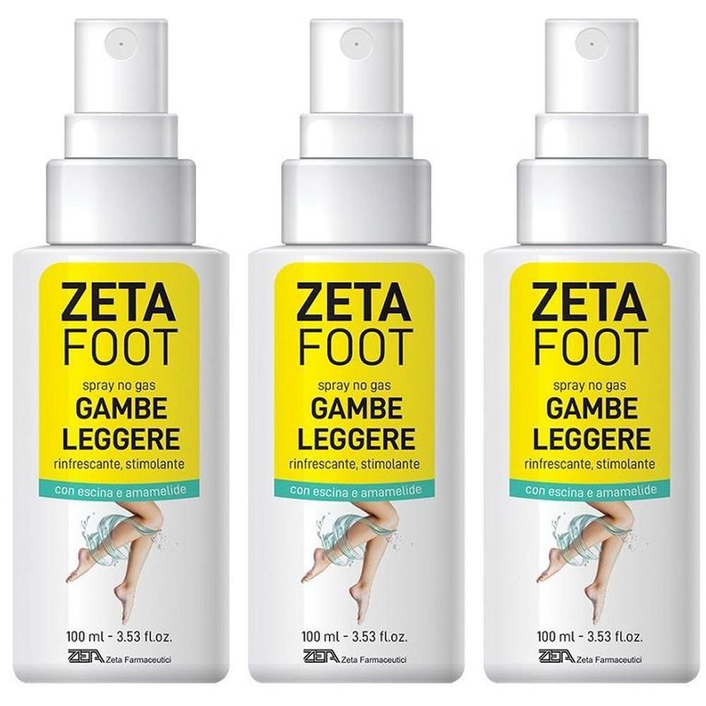 Zetafoot Spray No Gas Gambe Leggere - Risparmia il 10% con codice: zet